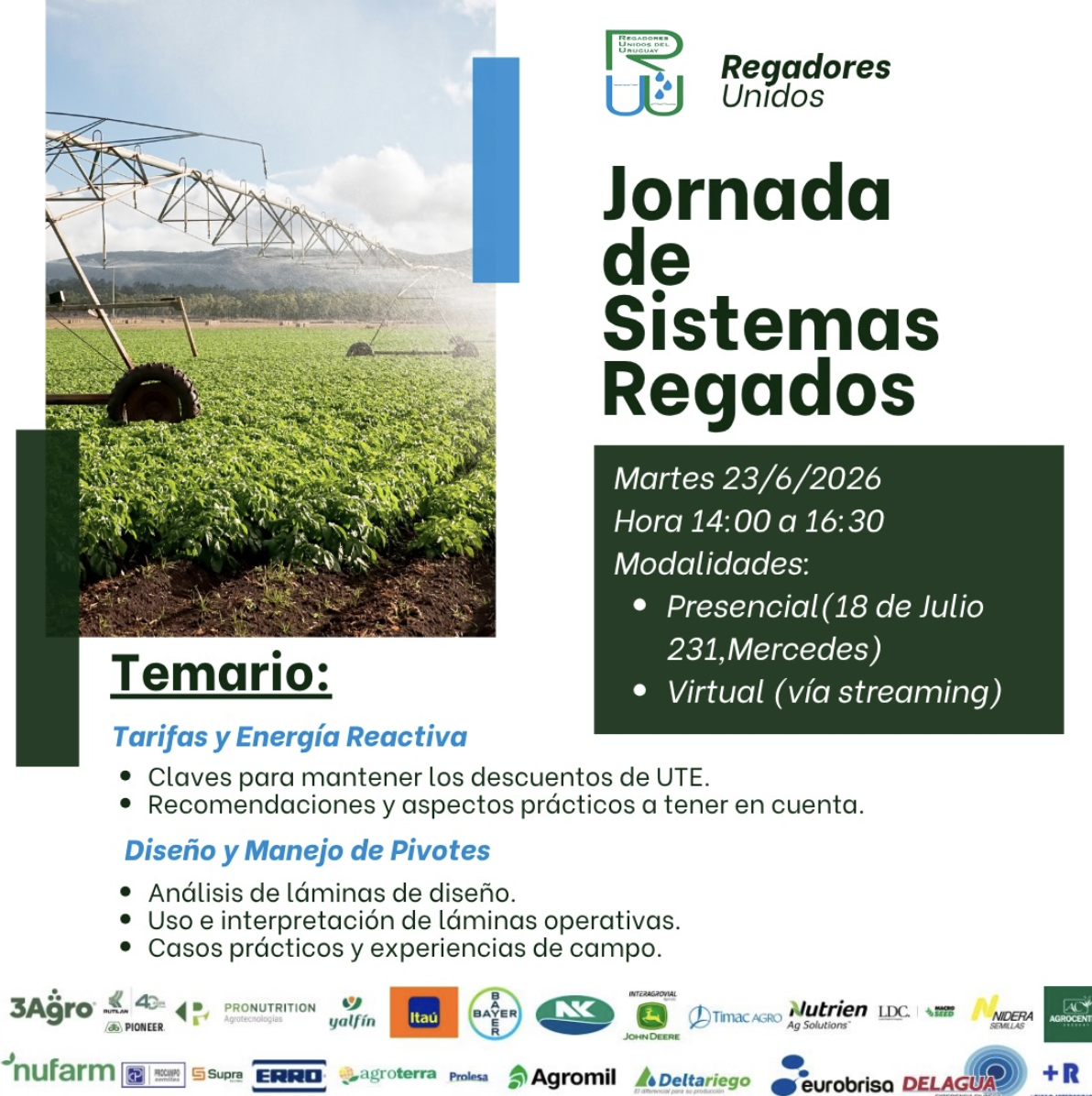 Jornada de Sistemas Regados