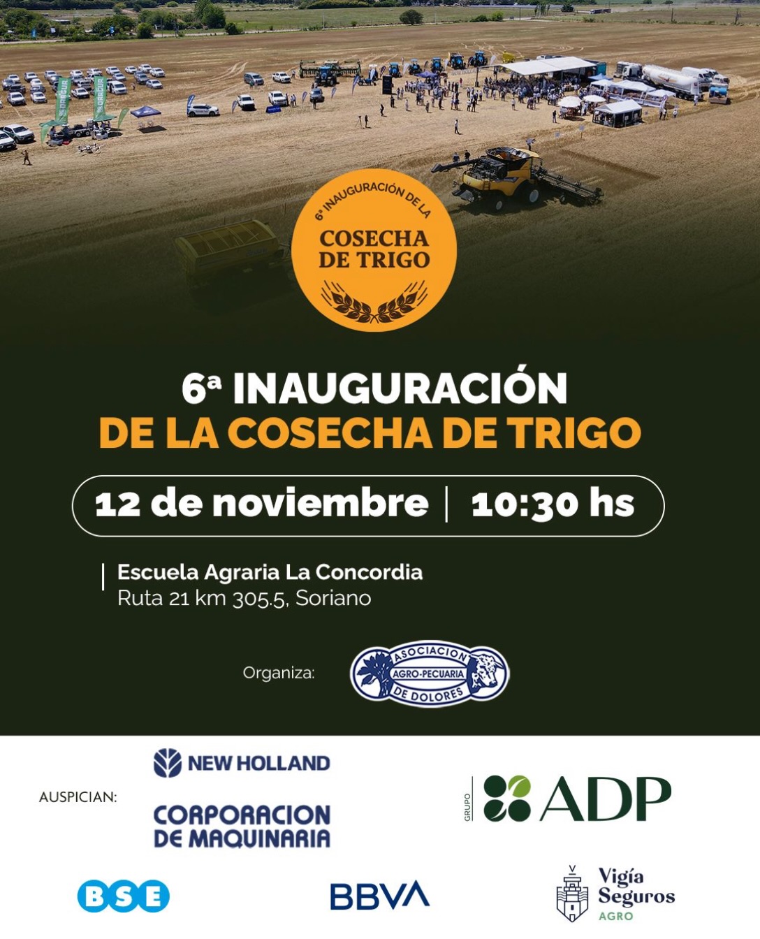 6a Inauguracion de la Cosecha de Trigo